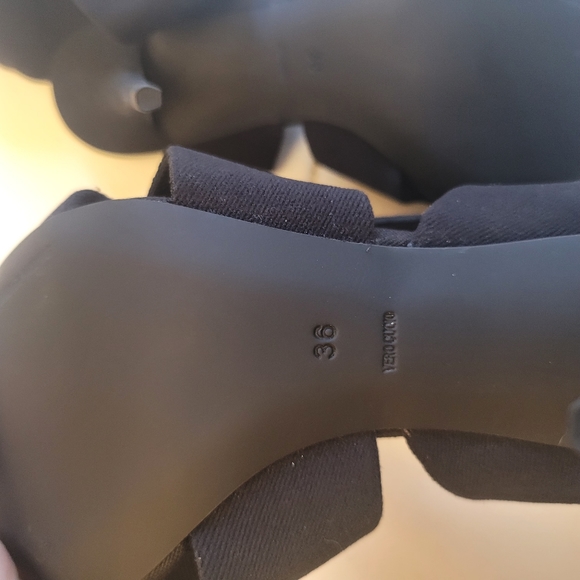 Alexander Wang black bandage wrap heels size 6 - Picture 9 of 13